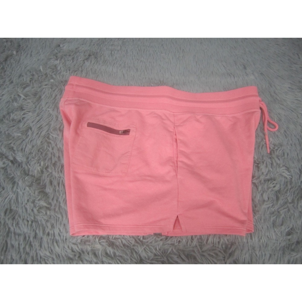 Reebok Shorts Womens XL Pink French Terry Sweat Drawstring Athletic Running - Picture 4 of 11